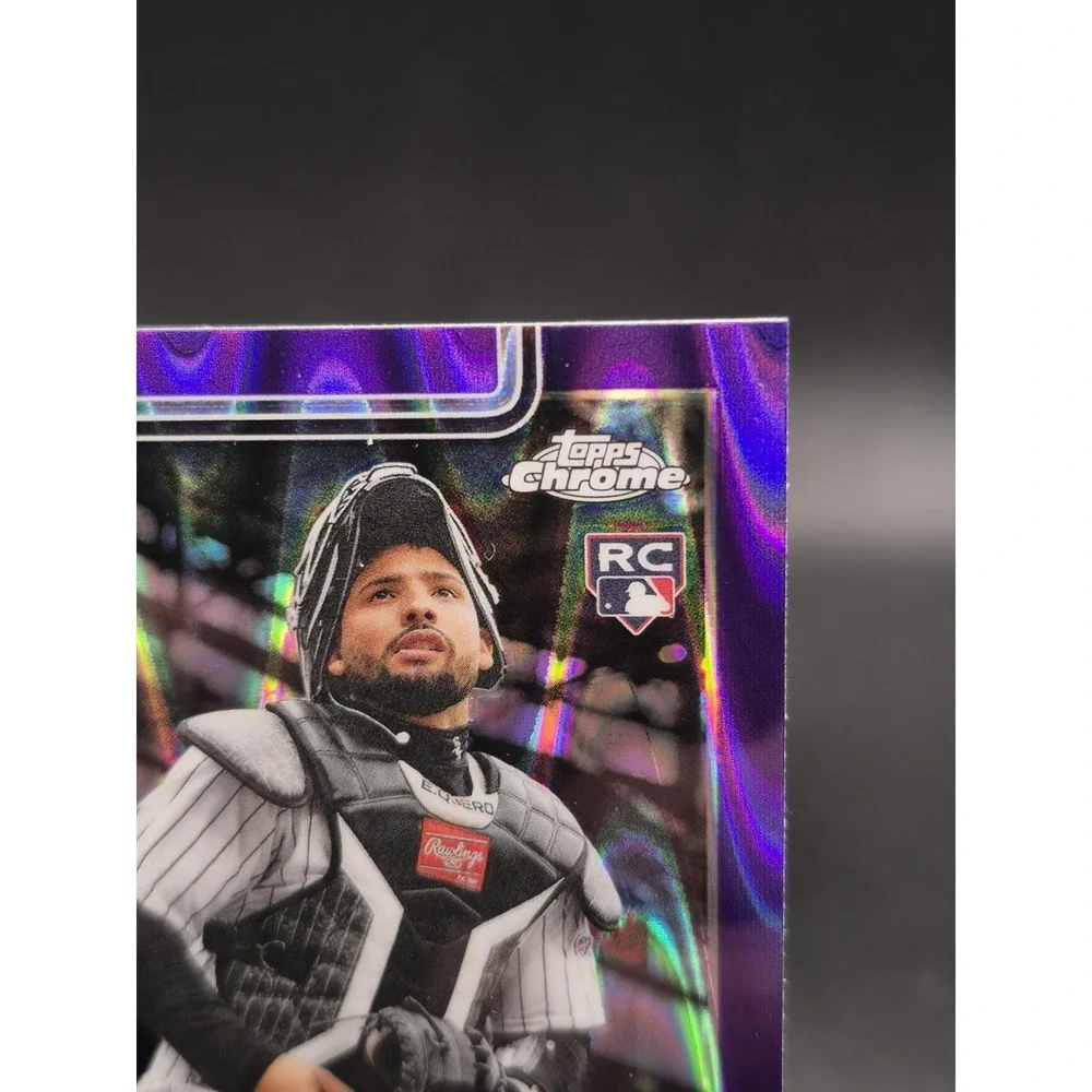 2025 Topps Chrome Edgar Quero #USC169 Rookie Debut Purple Raywave /250‎ (Rc) Sox